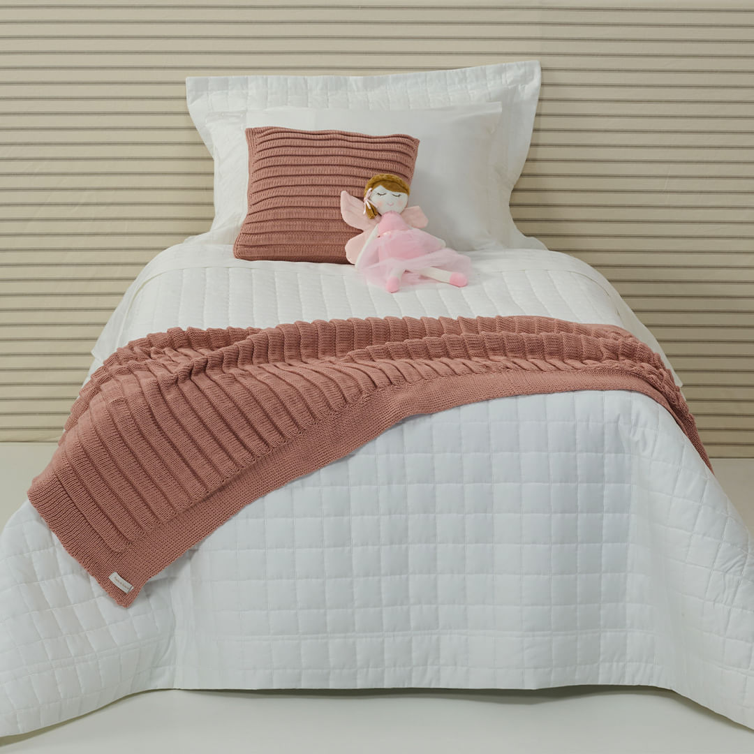 07 03 0345 Jg de Lencol  Quadrilage Branco Branco 001